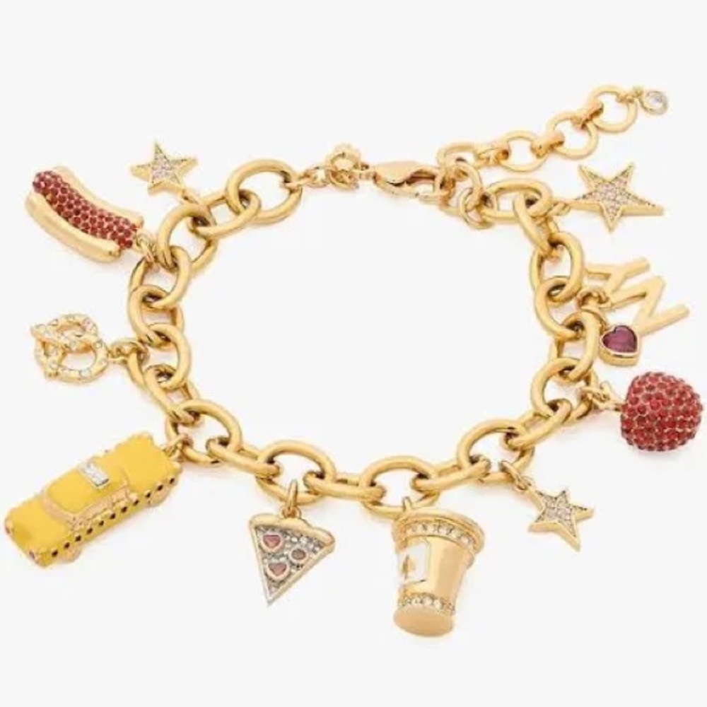Kate spade New York hit the City charm bracelet new w/tag and dust bag giftable